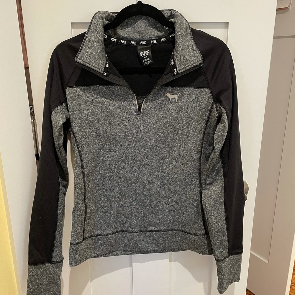 PINK athletic quarter zip top